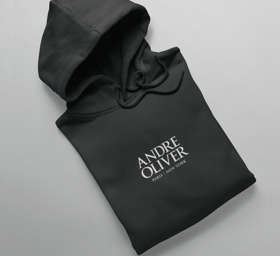 Andre Oliver Hoodie in Black