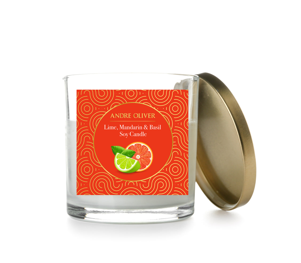 Lime, Mandarin and Basil Candle