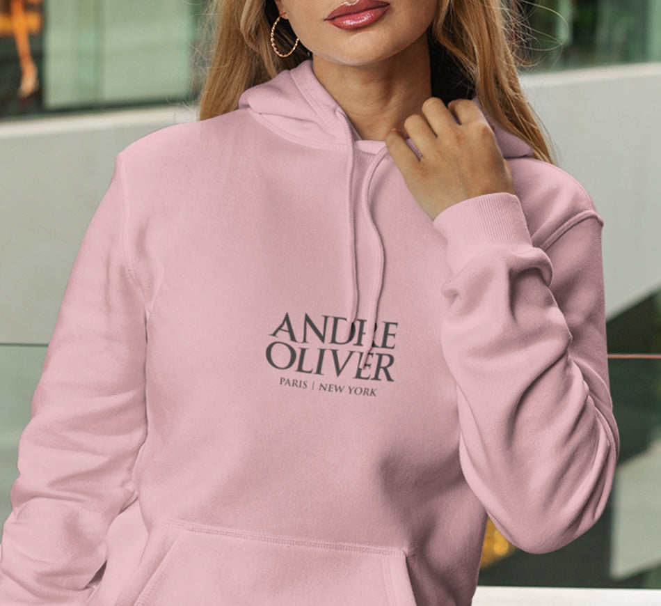 Andre Oliver Hoodie in Pink