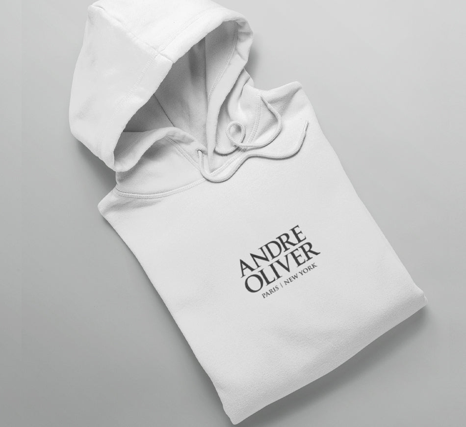 Andre Oliver Hoodie in White